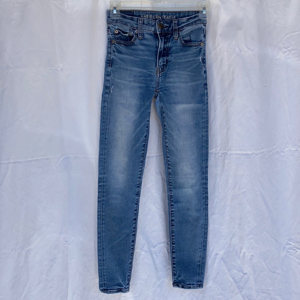 American Eagle Next Level Stretch Skinny Jeans Sz: 00